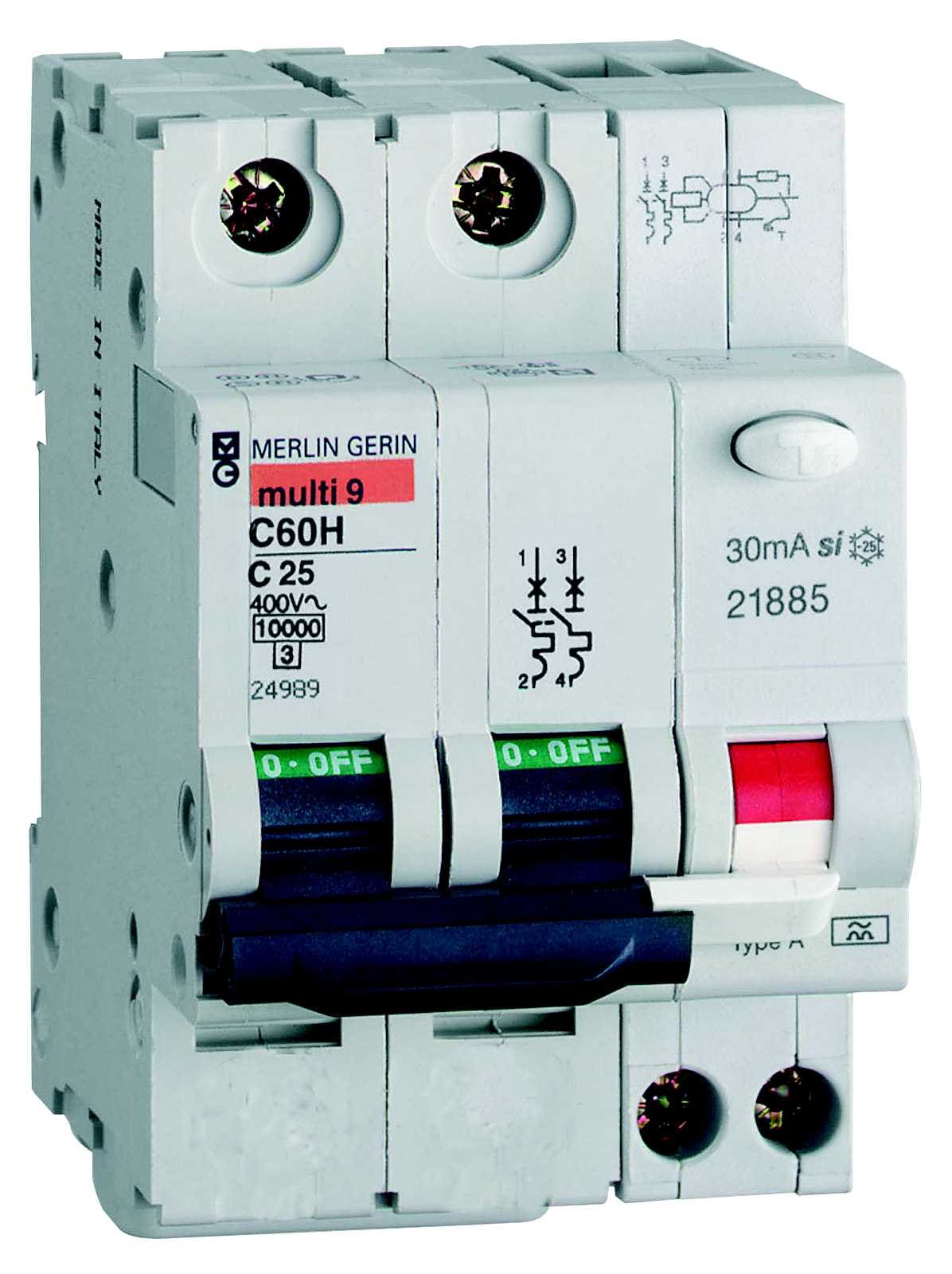 Schneider Electric - JFaut. C60H/B 16-2p 30 mA A-kl