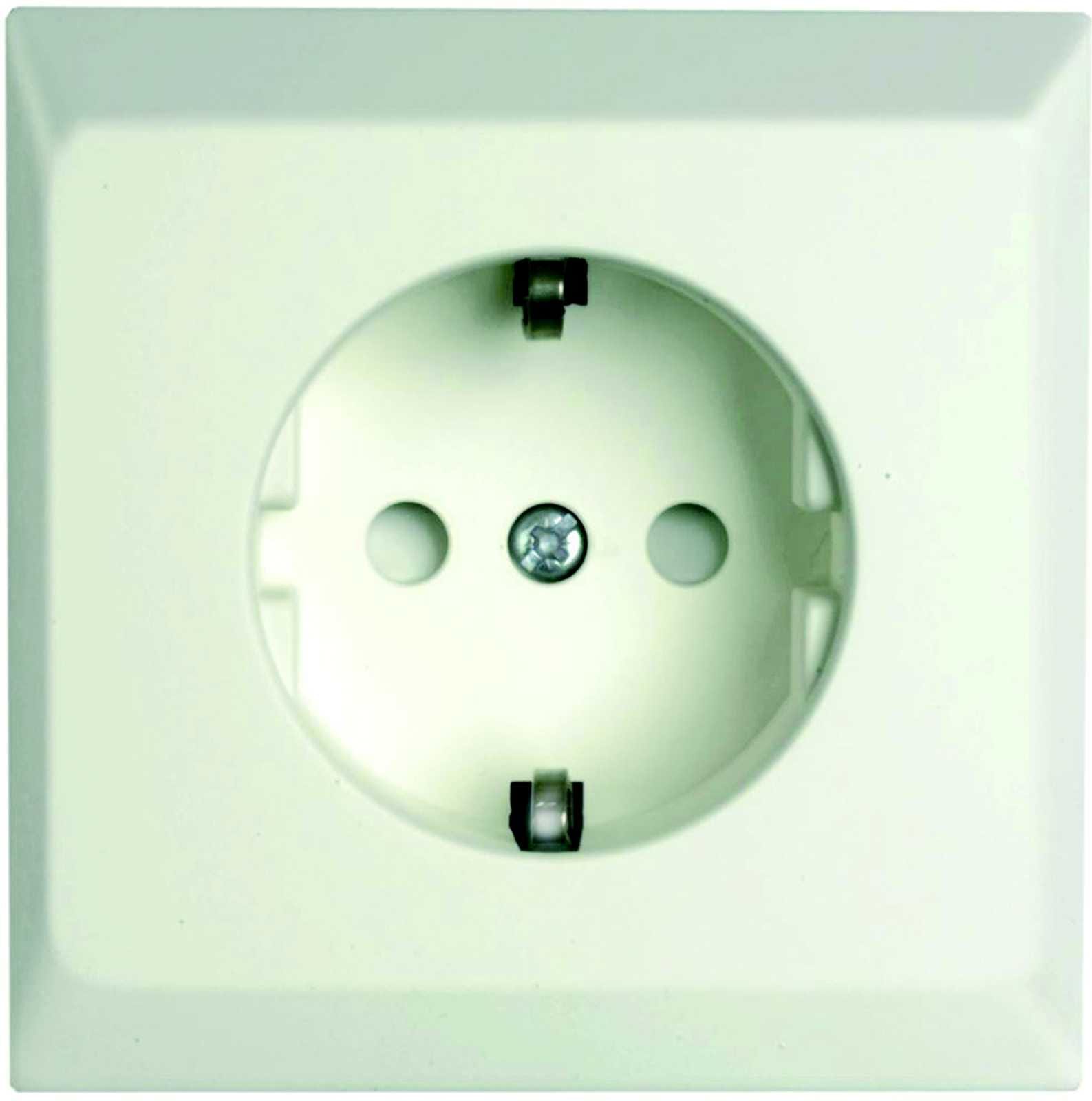 Schneider Electric - Artic Decor enkel Stikk m/j og