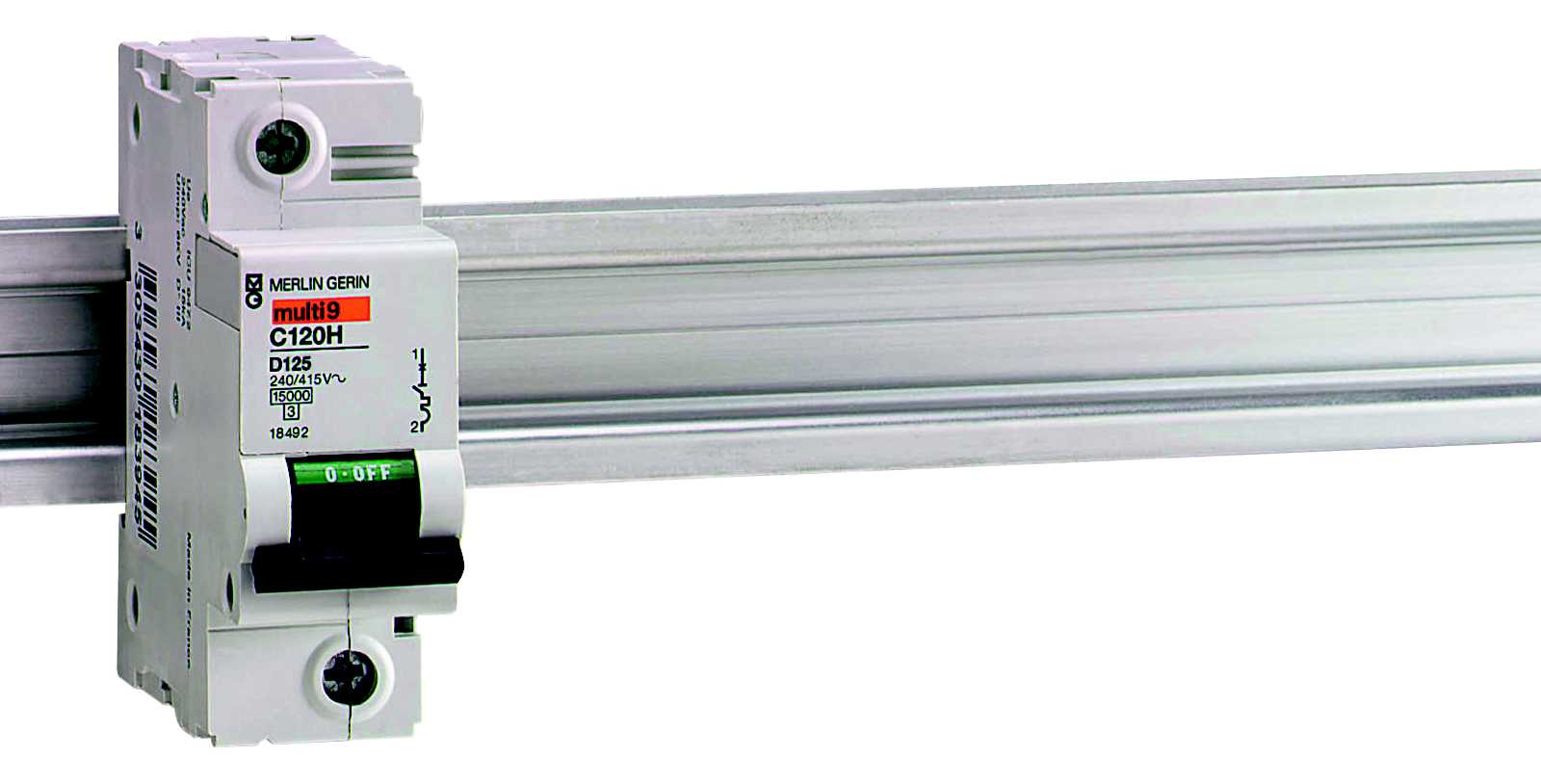 Schneider Electric - C120H 1P 125A D Automatsikring