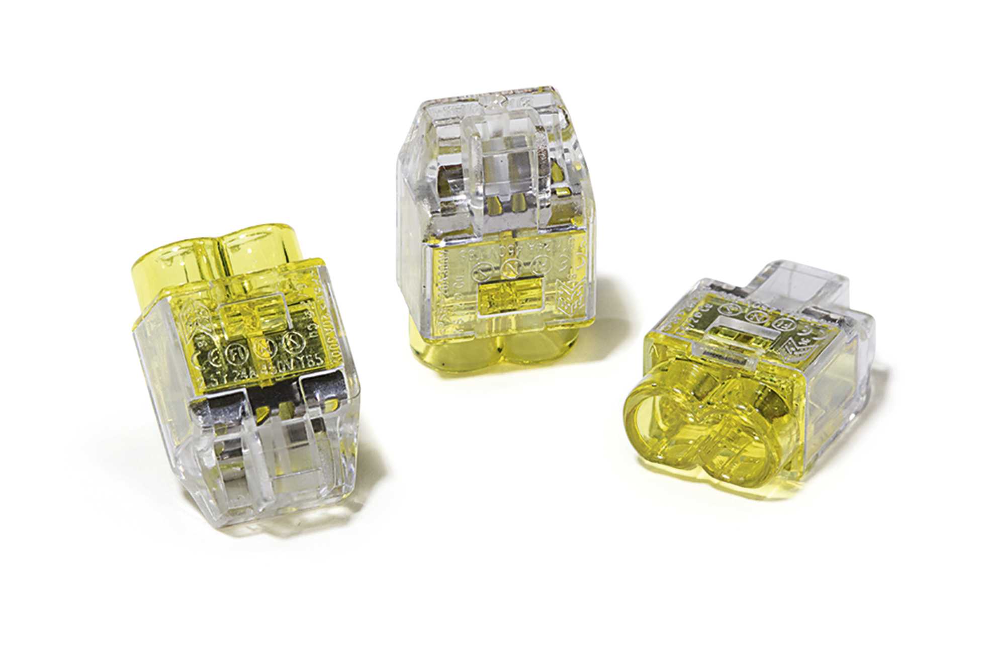 HellermanTyton - HCPM-2 HelaCon Plus Mini transparent innstikklemme 2 leder
