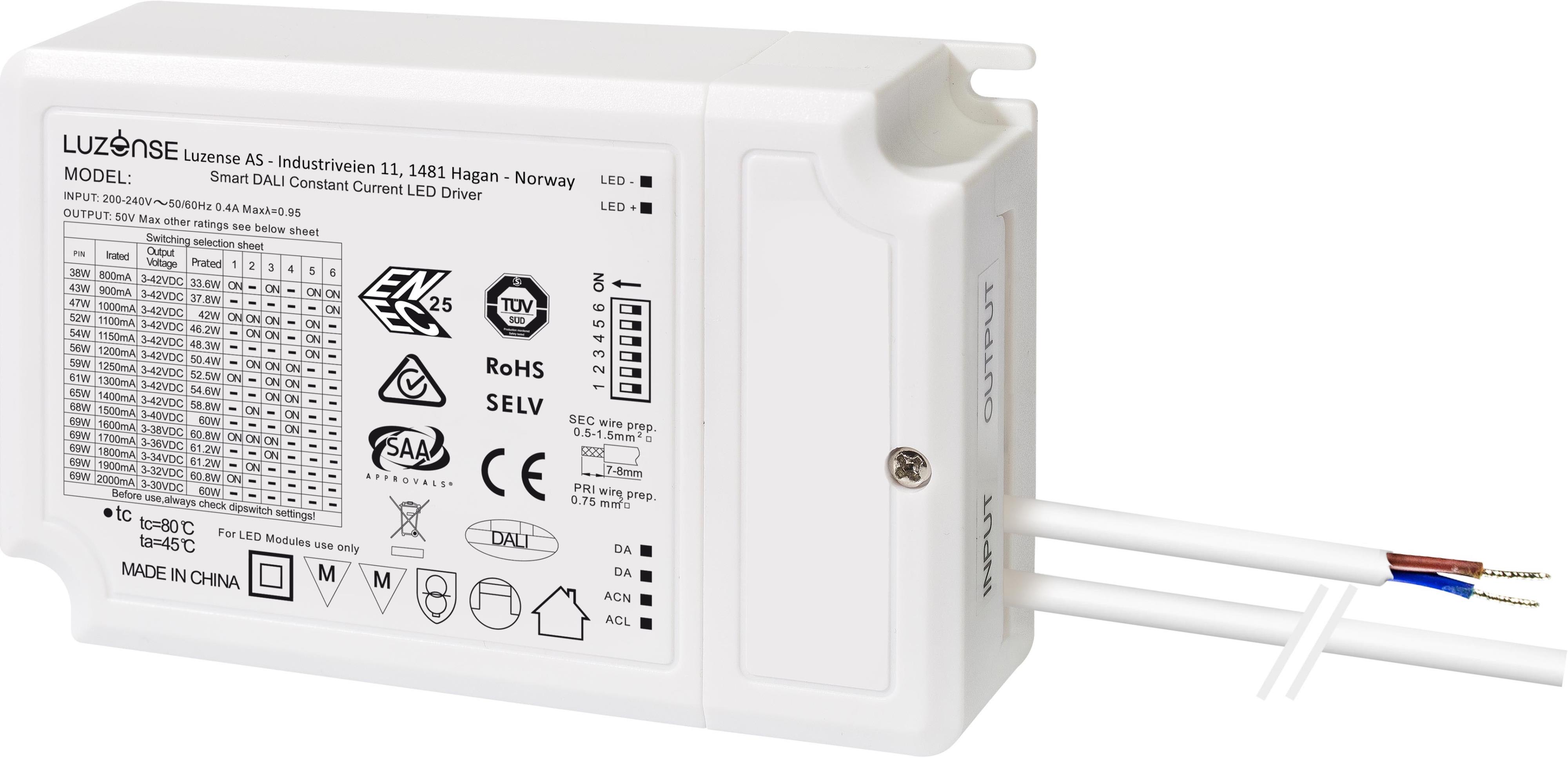 Unilamp - DALI LED Driver Linect 5p 1150