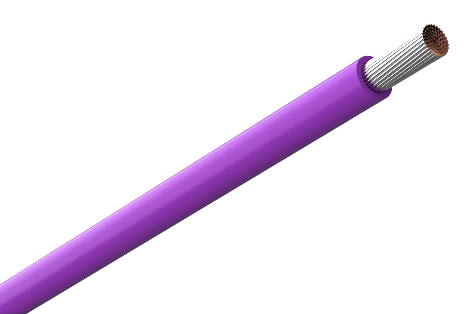 Amokabel - TEXILine TW 0,75mm² Violet 200m bobbin