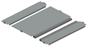 Schneider Electric - Spacial SF - 2-delt flensplate - festes med klips - 800x400 mm