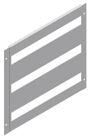 Schneider Electric - Spacial SF/SM Modulær avdekking/ frontplate - 600x800 mm - Med hengsler
