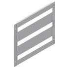 Schneider Electric - Spacial SF/SM Modulær avdekking/ frontplate - 600x800 mm - Med hengsler