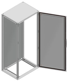 Schneider Electric - Spacial SF - Gulvskap med monteringsplate - montert - 2000x1000x500 mm