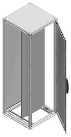 Schneider Electric - Spacial SF - Gulvskap med monteringsplate - montert - 2000x1000x400 mm