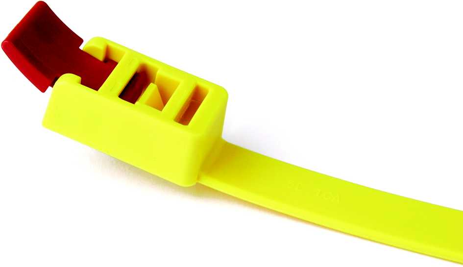 HellermanTyton - Speedy Tie Gul 750x12mm 5pk