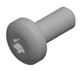 Schneider Electric - Torx skrue T30 (M6x12) - uten skive - Pakke a 100 stk