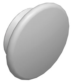Schneider Electric - Plasthette for skrue, sidepanel