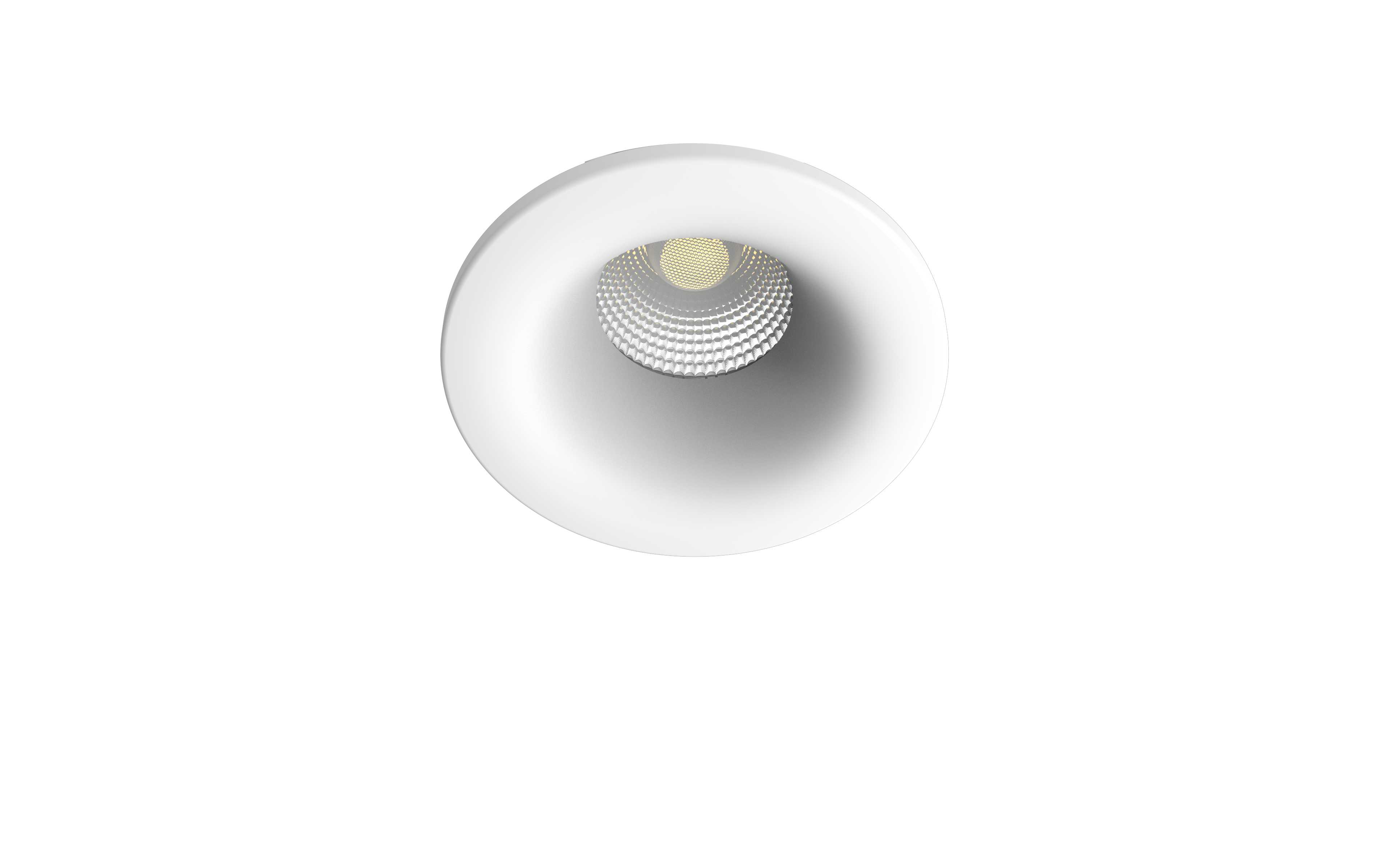 Aneta Lighting - KATLA DOWNLIGHT HVIT CRI<90 6W BRANNSIKKER 2700K/3000K