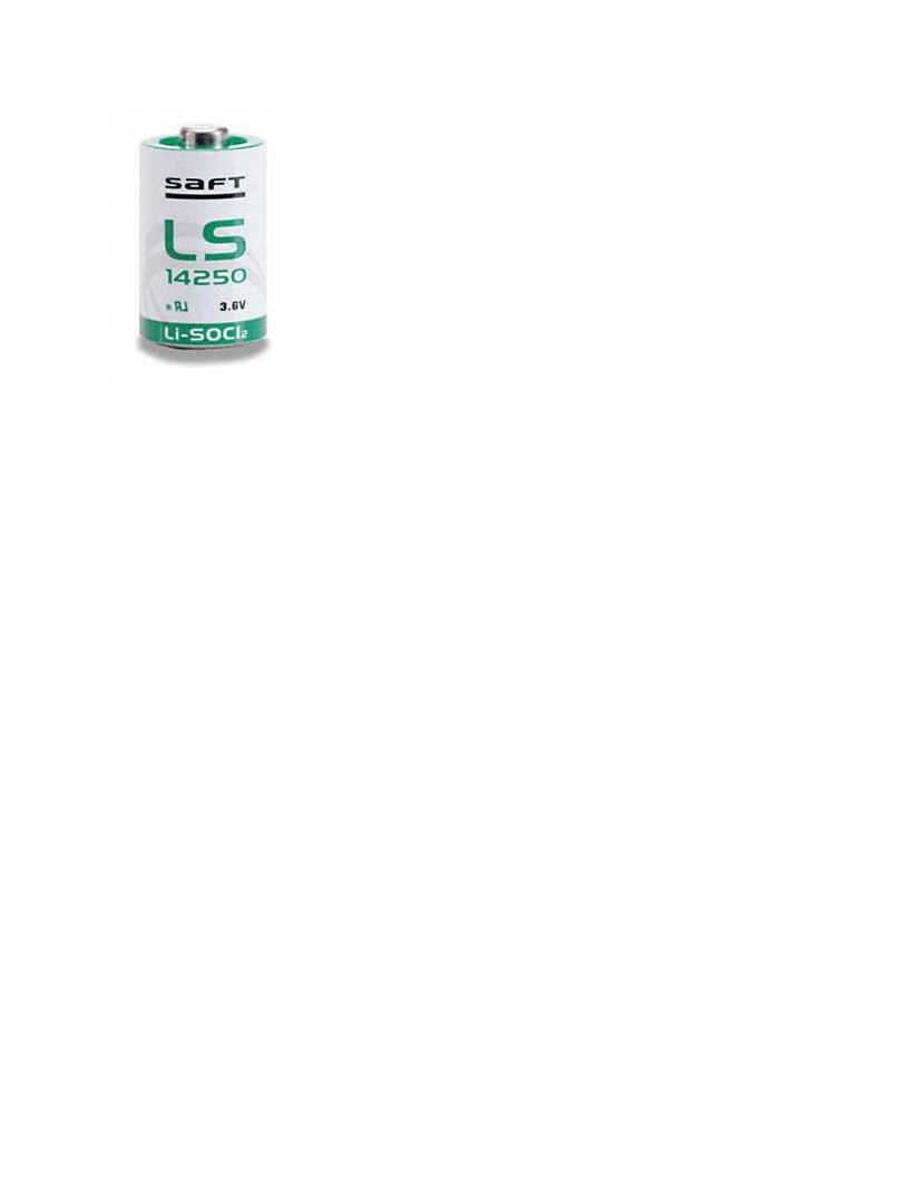 Gylling teknikk - BATTERI 3.6V LITHIUM LS14250  1200 MAH