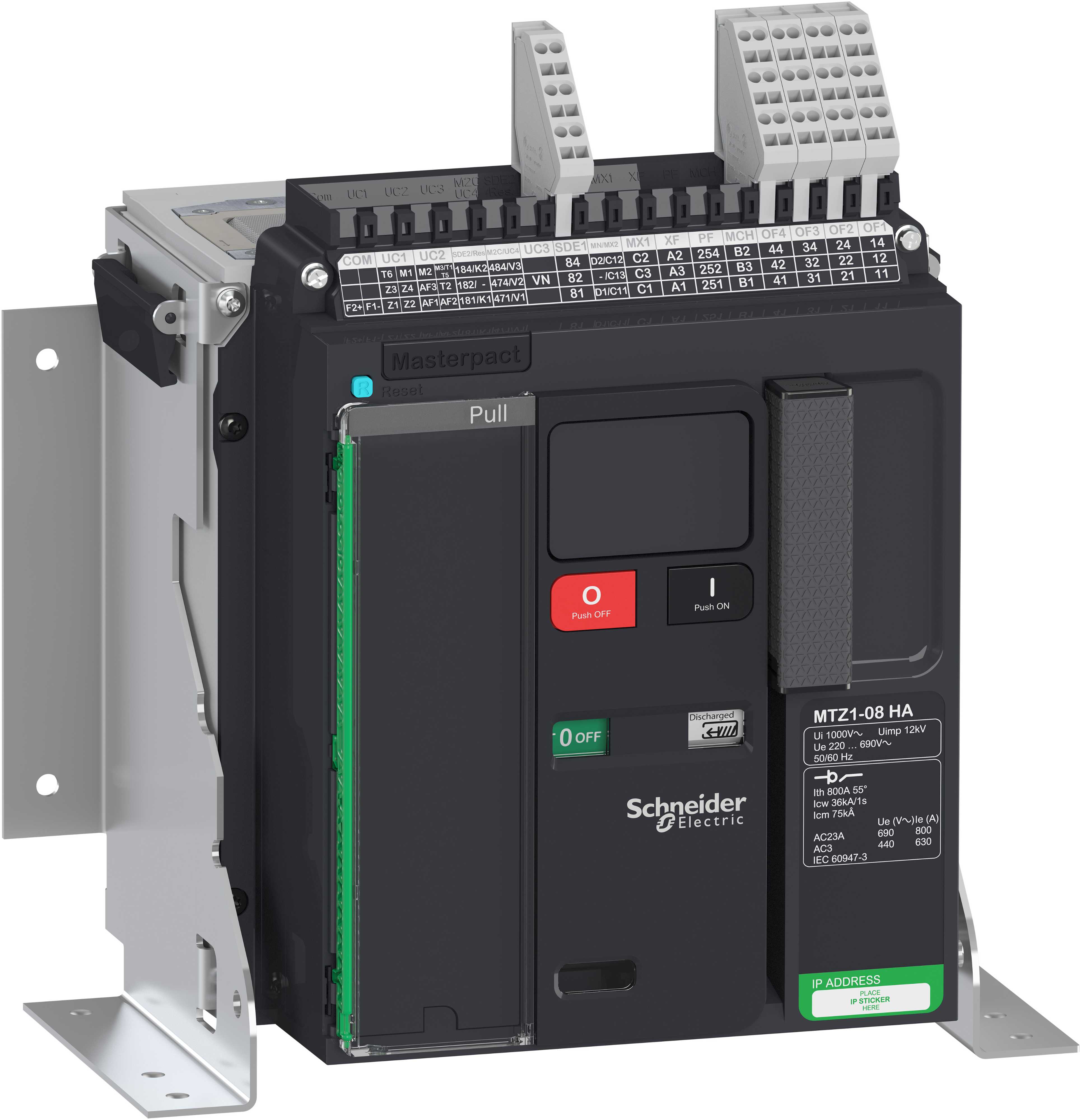 Schneider Electric - LV847161 Lastbr MTZ1 08HA 800A 3p fast