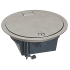 Legrand - Rund gulvboks Ø 170 mm, rustfritt stål overflate IP66
