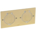Legrand - Dobbel boks 172x86 mm bronse