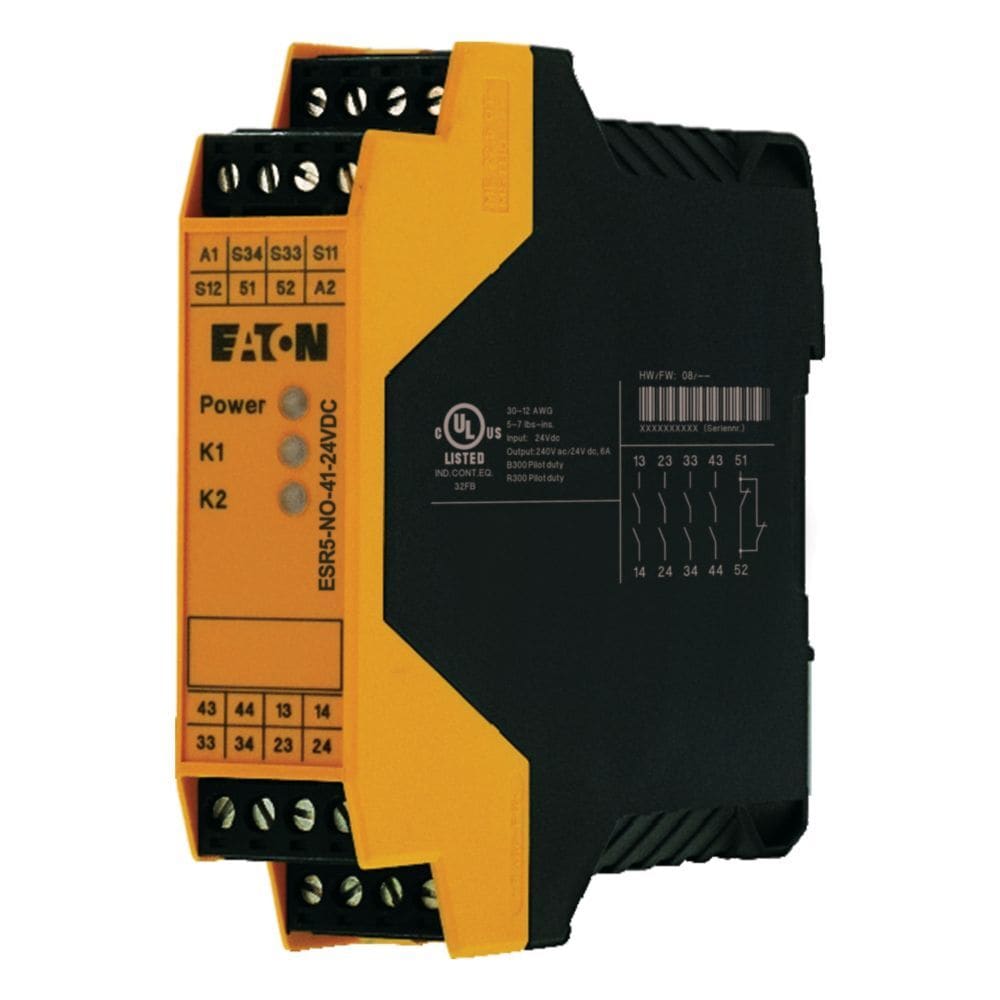 Eaton Electric - Sikkerhetsrele NØDSTOPP 24V DC