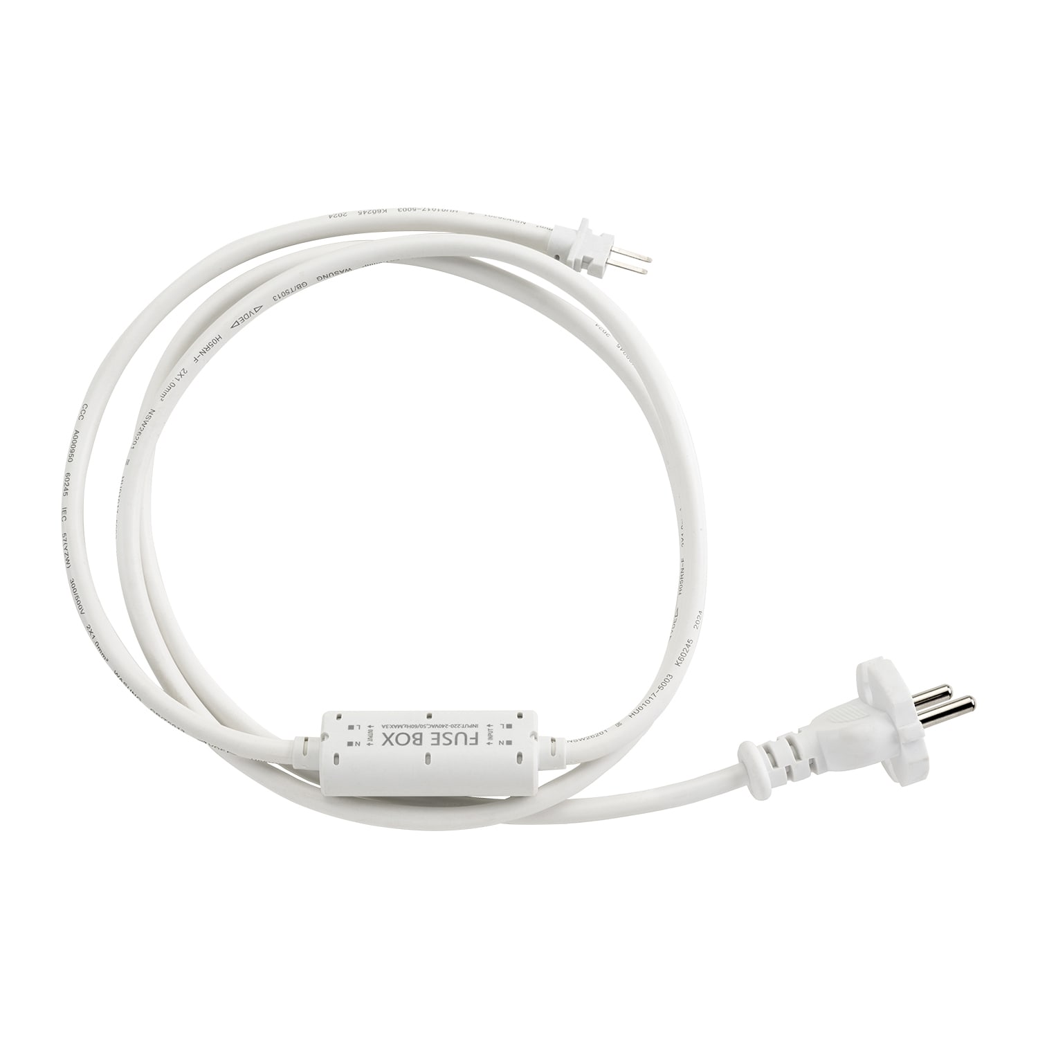 SG Armaturen - STRIPLINE 230V OUT SIKRING m/1,5m KABEL/PLUGG og 2xENDE