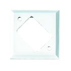 Schneider Electric - Montasjeramme for SC simplex eller LC duplex adapter, sort, fiberkontakter, Actassi