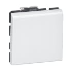 Legrand - Mosaic endevender 10 A, hvit 2 moduler