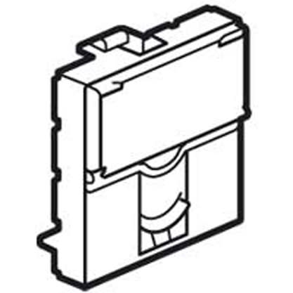 Legrand - Sentralplate for Keystone Rj45 1X8