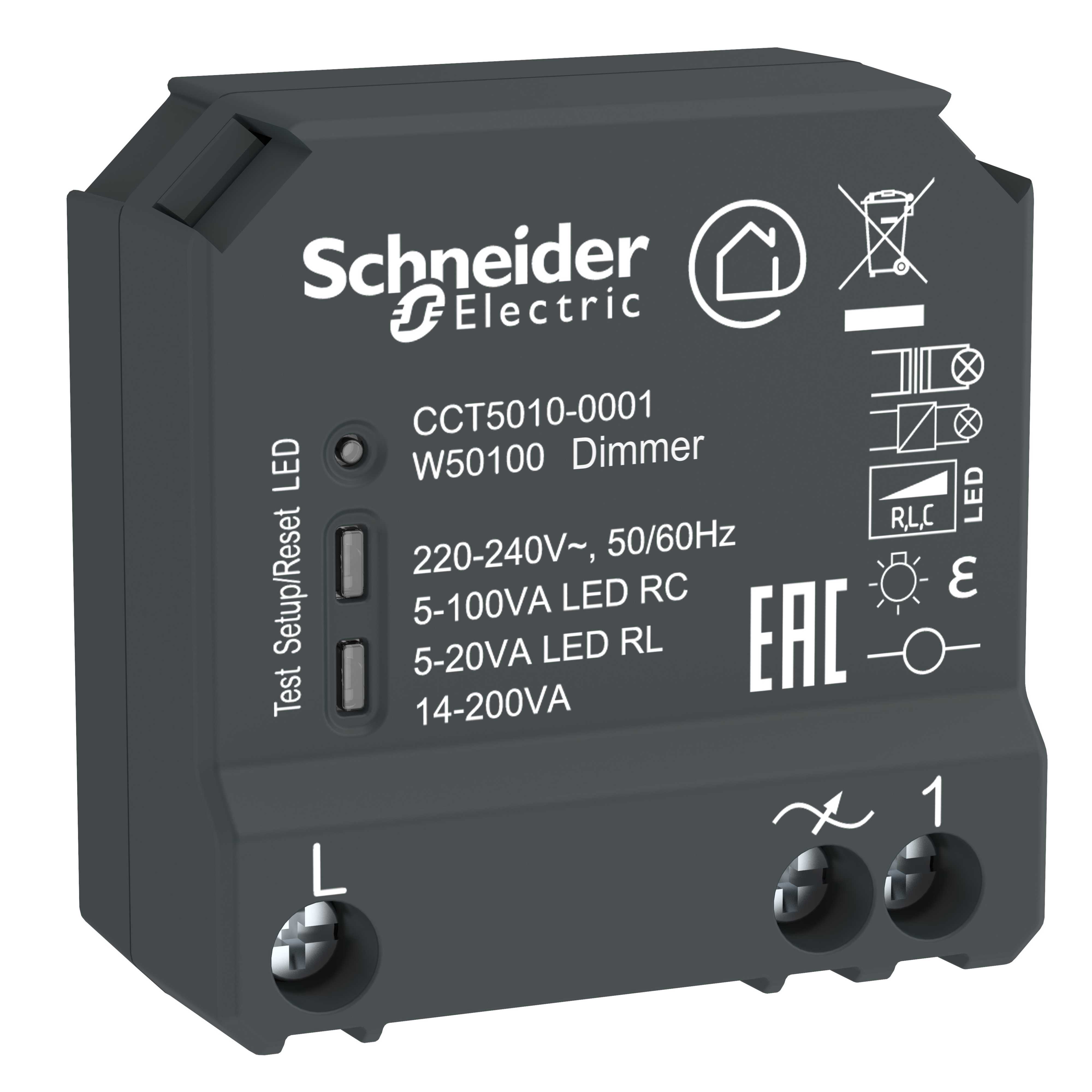 Schneider Electric - Exxact Wiser LED dimmerpuck for bluetooth tilkobling