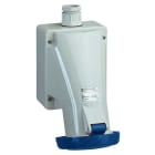 Schneider Electric - PratiKa uttak stor veggblokk - 16 A - 3P + E - 200...250 V AC - IP67