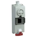 Schneider Electric - Isoblock stikk - 16 A - 3P + E - 380...415 V AC - IP65 - vegg