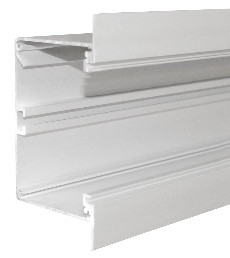 Maxeta - Underdel innf.100x65mm RAL9003