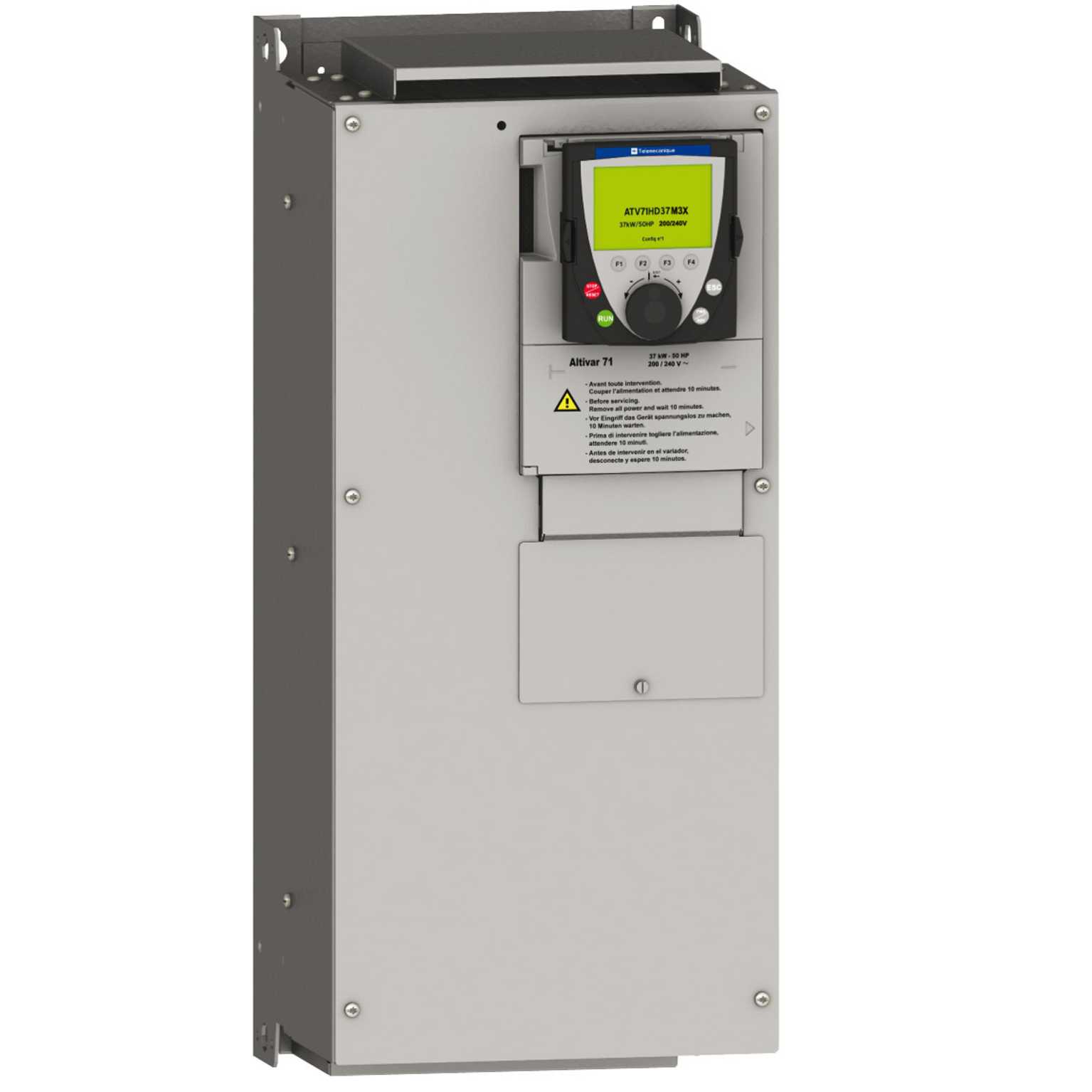 Schneider Electric - ATV61H075N4Z ATV61 400V 0.75kW mEMC 7-s IP2