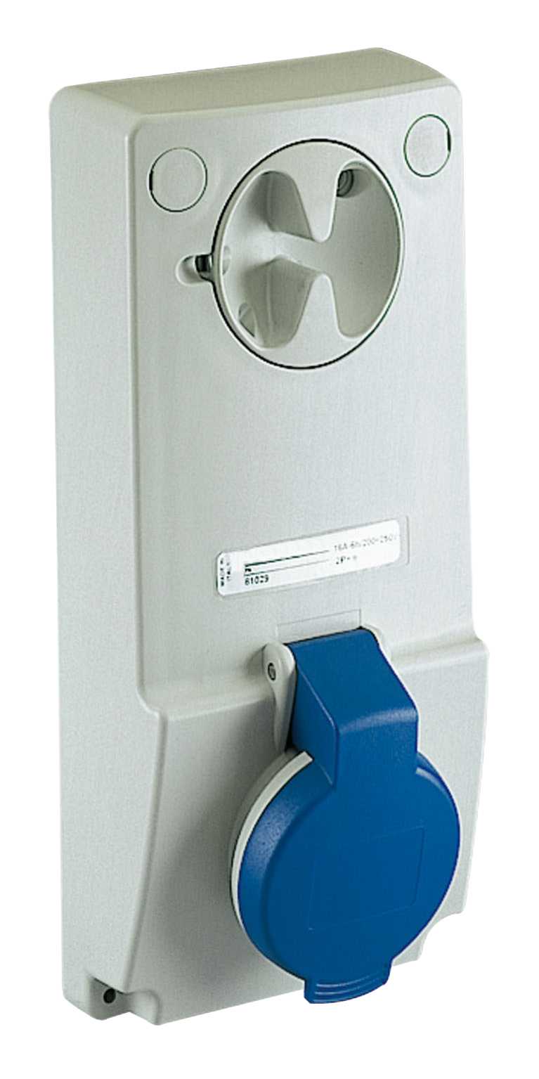Schneider Electric - Unika stikk - 16 A - 3P + E - 200...250 V AC - IP44 - panel