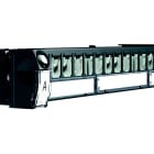 LexCom - PATCHPANEL UBESTYKKET 1U 24P BENYTT CAT5/6 KONNEKTOR LEXCOM