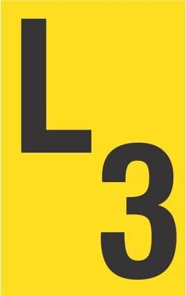 Melbye - Folietegn L3 25 X 40mm, selvklebende S422