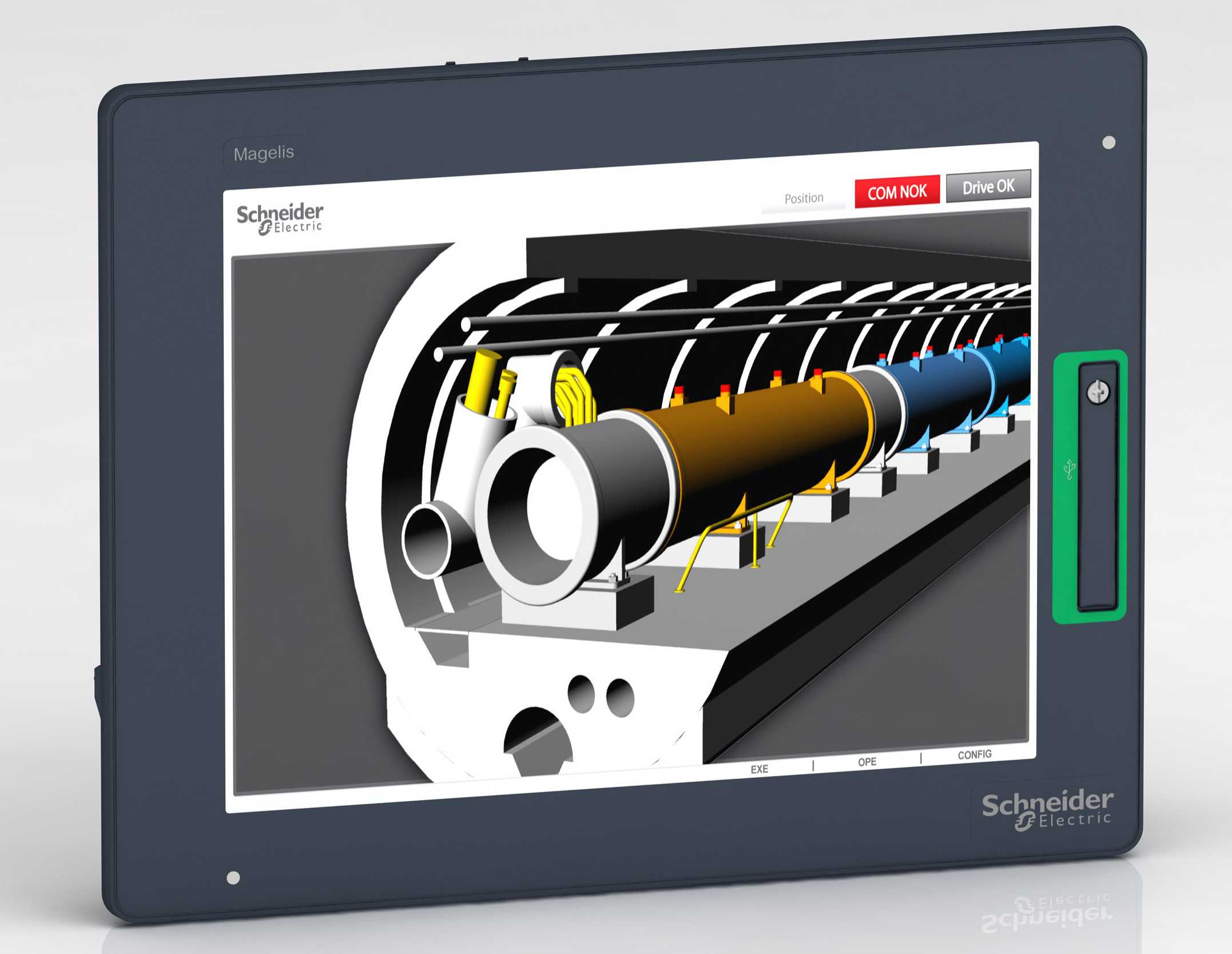 Schneider Electric - HMIGTU 10.4" display MultiTouch, 800*600 punkter
