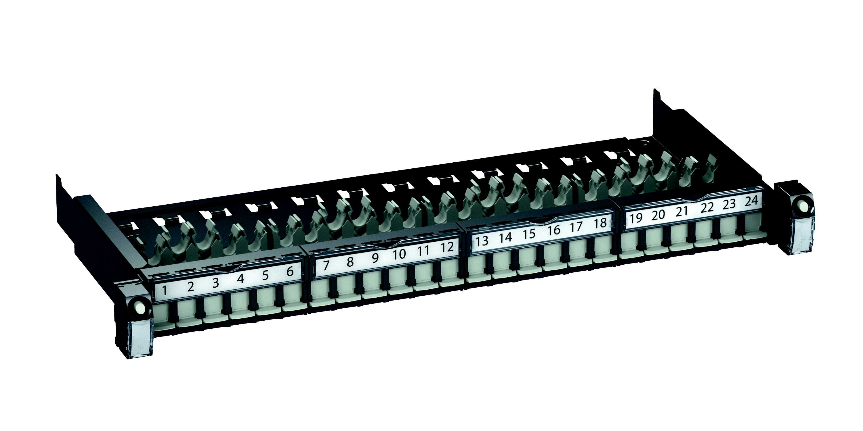 Schneider Electric - Actassi 19" Patchpanel 1U 24P S-One FTP/STP ubestykket