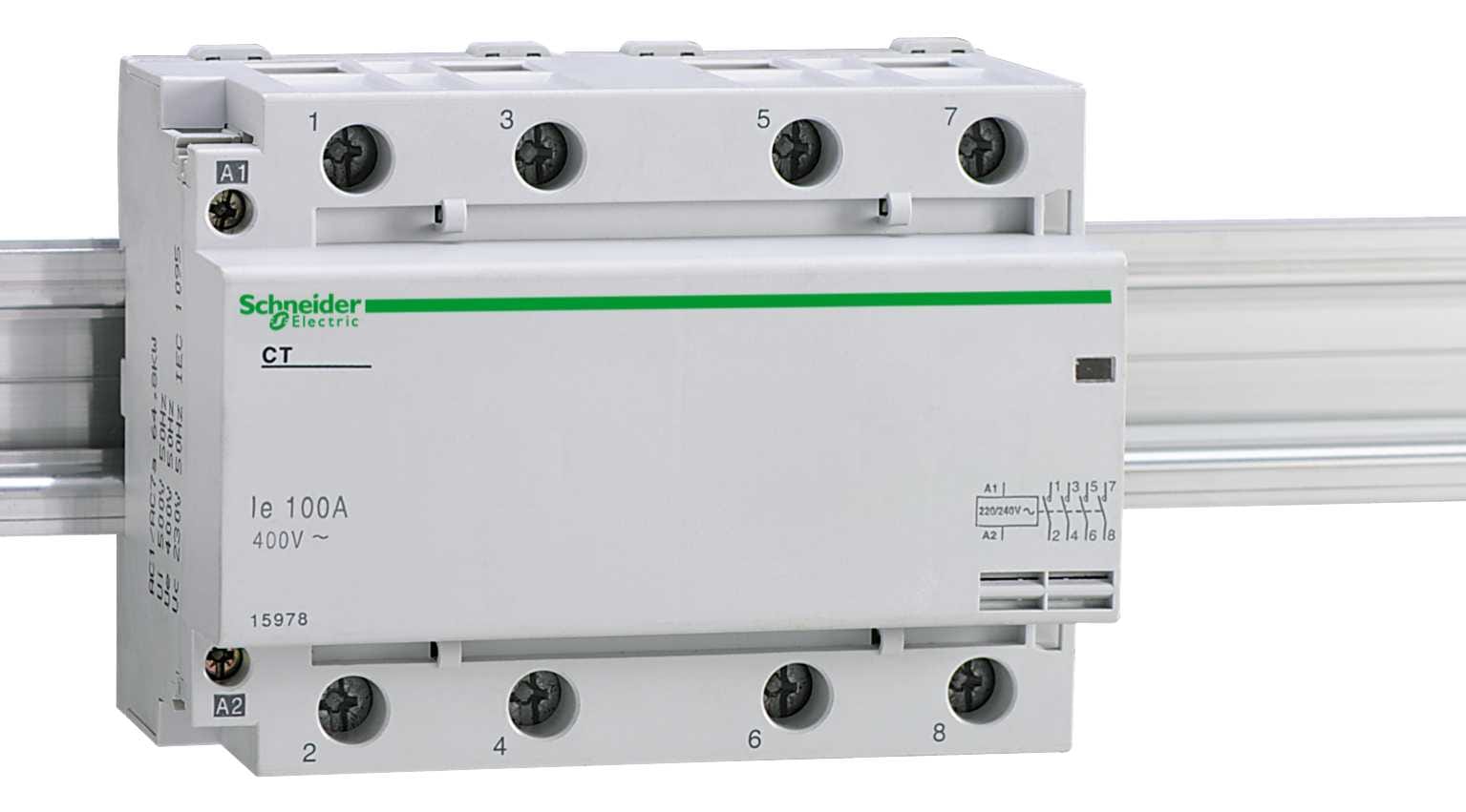 Schneider Electric - 15978 CT Mod. Kontaktor 100A 4Sl 230
