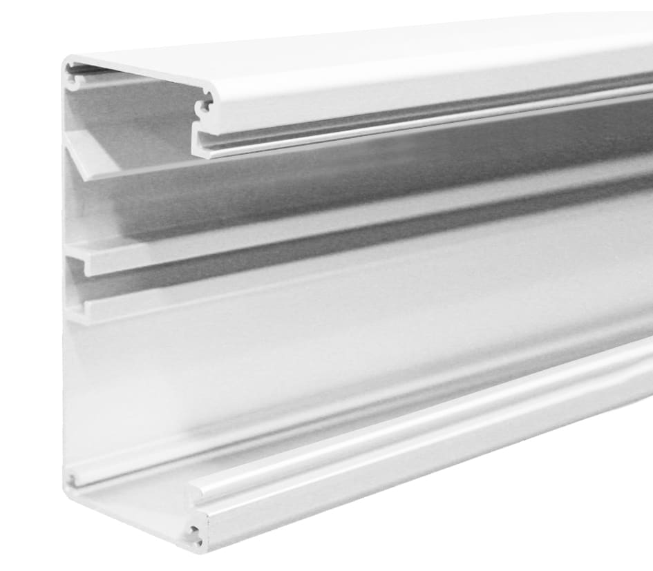 Maxeta - Underdel 98X50mm, RAL9010 (6,5