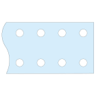 Schneider Electric - Flat skinne-LGY BS-horisontal LVS04538