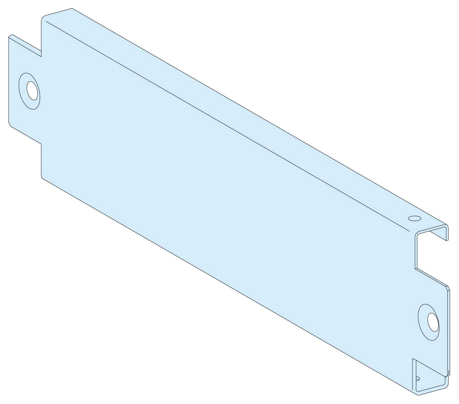 Schneider Electric - 8721 2 SIDE PL. FOR SOKKEL D600 P