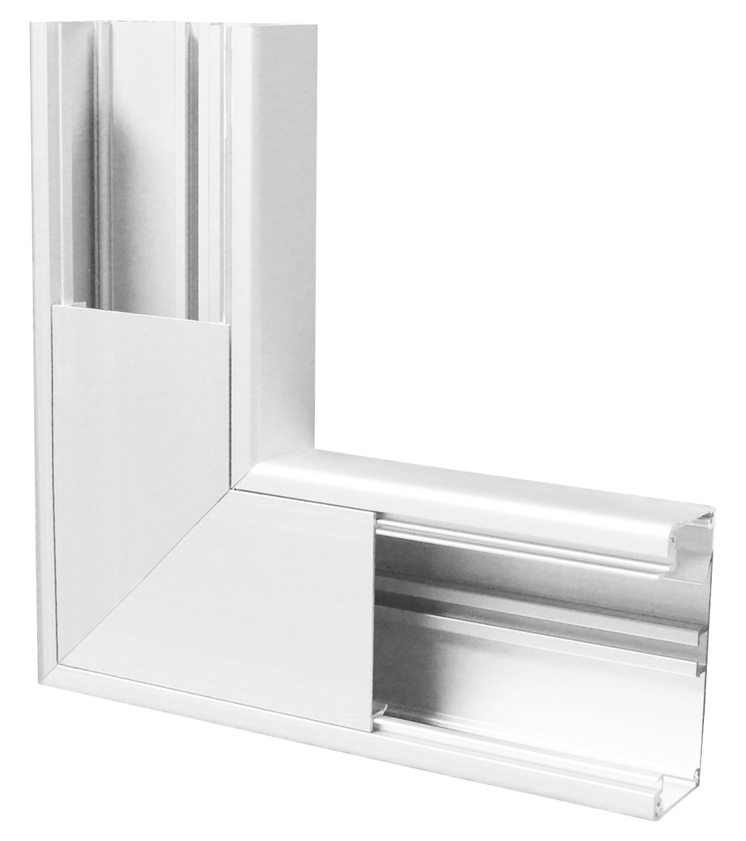 Maxeta - Flatvinkel MC100x50, RAL 9010