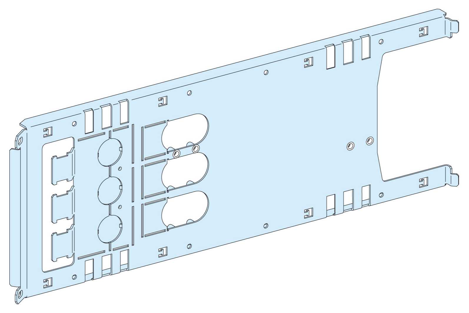 Schneider Electric - Montasjepl NSX630 plugin hori LVS03453