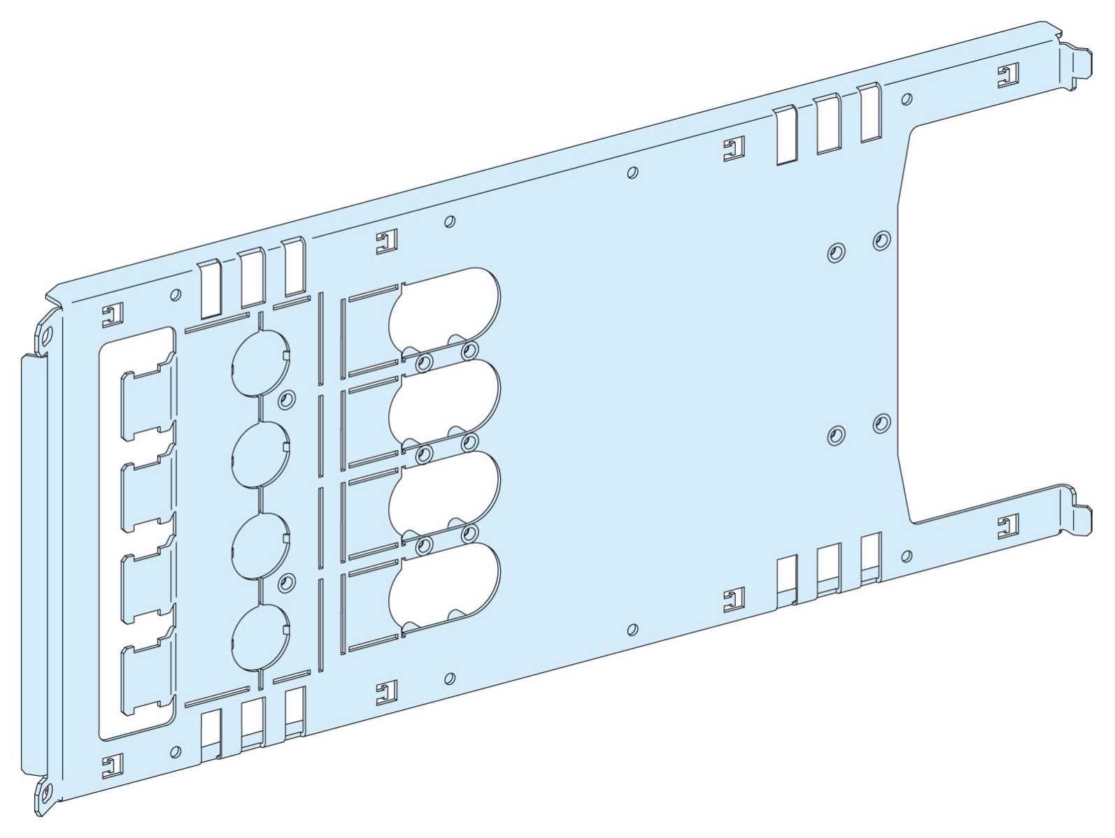 Schneider Electric - Montasjepl NSX630 plugin hori LVS03454