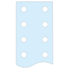Schneider Electric - 04512 HULLET KOBBERSK. PE 25X5 PRISMA P