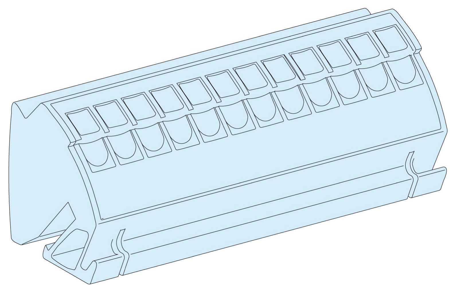 Schneider Electric - Rekkeklemme-Jord 12x4mm2-4 st LVS04214