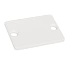 Maxeta - Endestykke ETA35x25, RAL9003, hvit