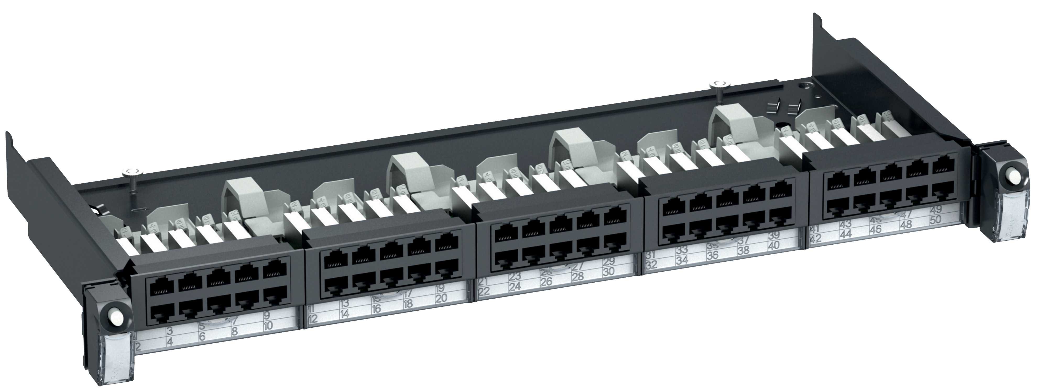 Schneider Electric - Actassi 19" telepanel 1U 50 porter D=250 mm