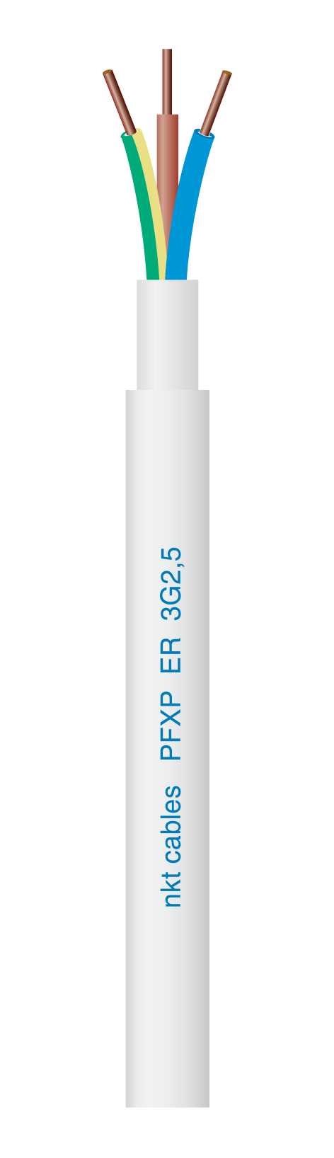 nkt cables - PFXP 500V FR 3G1,5 T 300