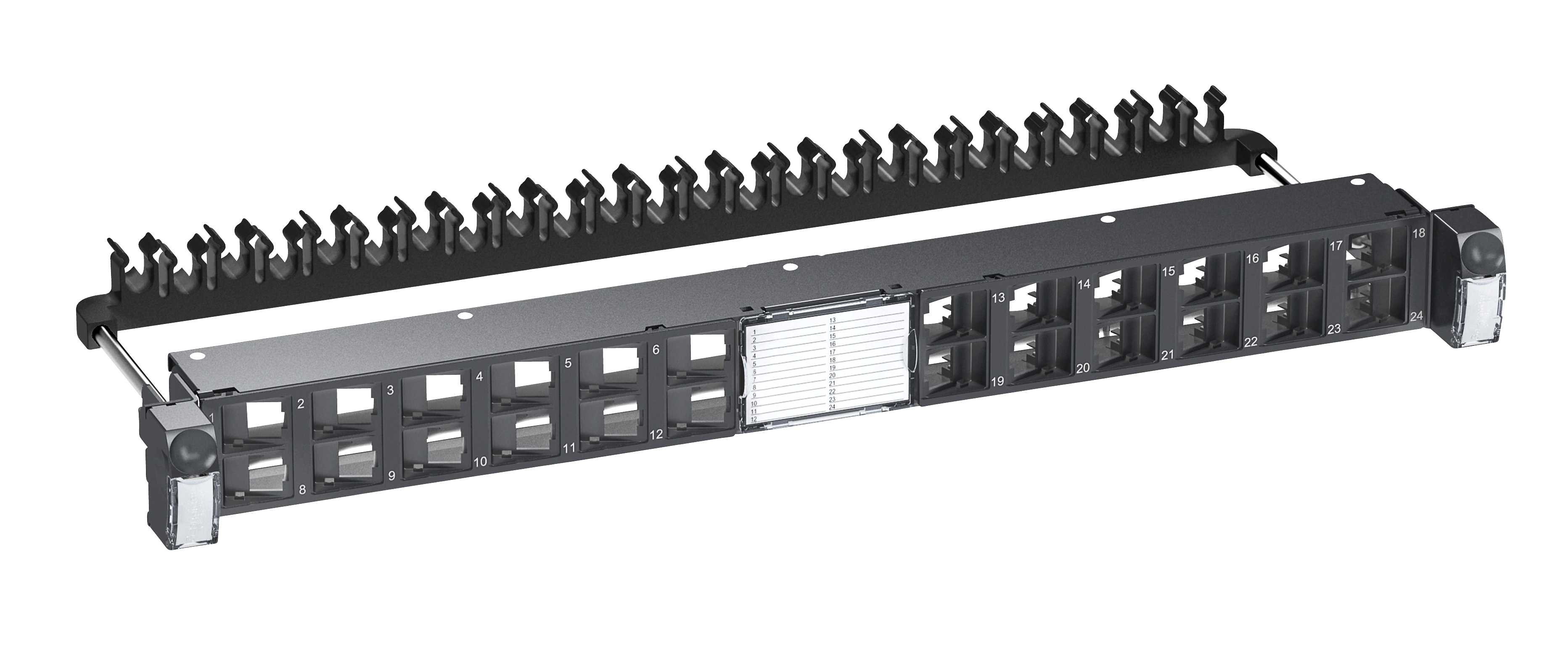 Schneider Electric - Actassi Patchpanel 1U 24P skrå VDIG321241B 