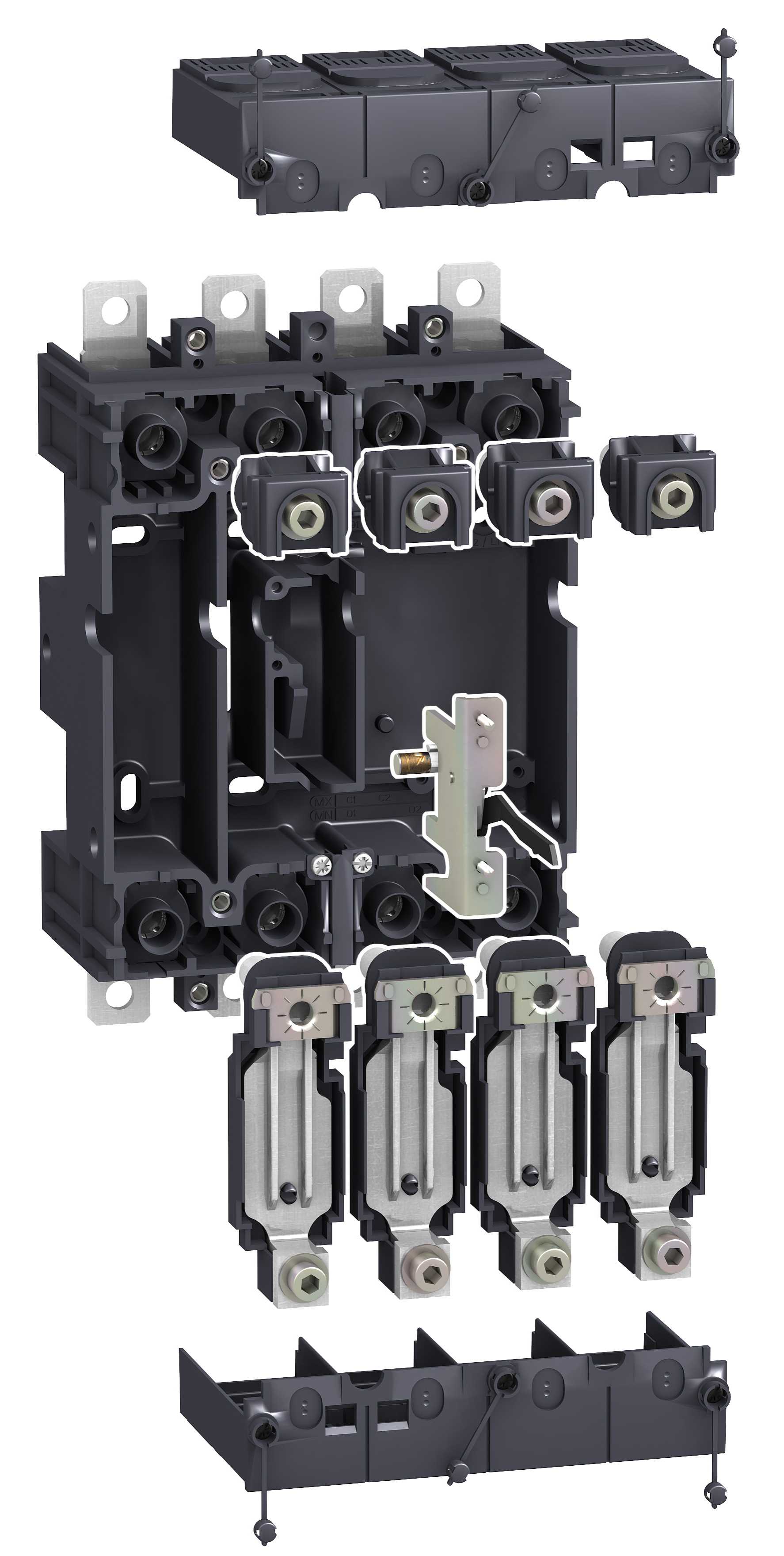 Schneider Electric - LV429292 Pl sett 4P Vigi NSX100-250