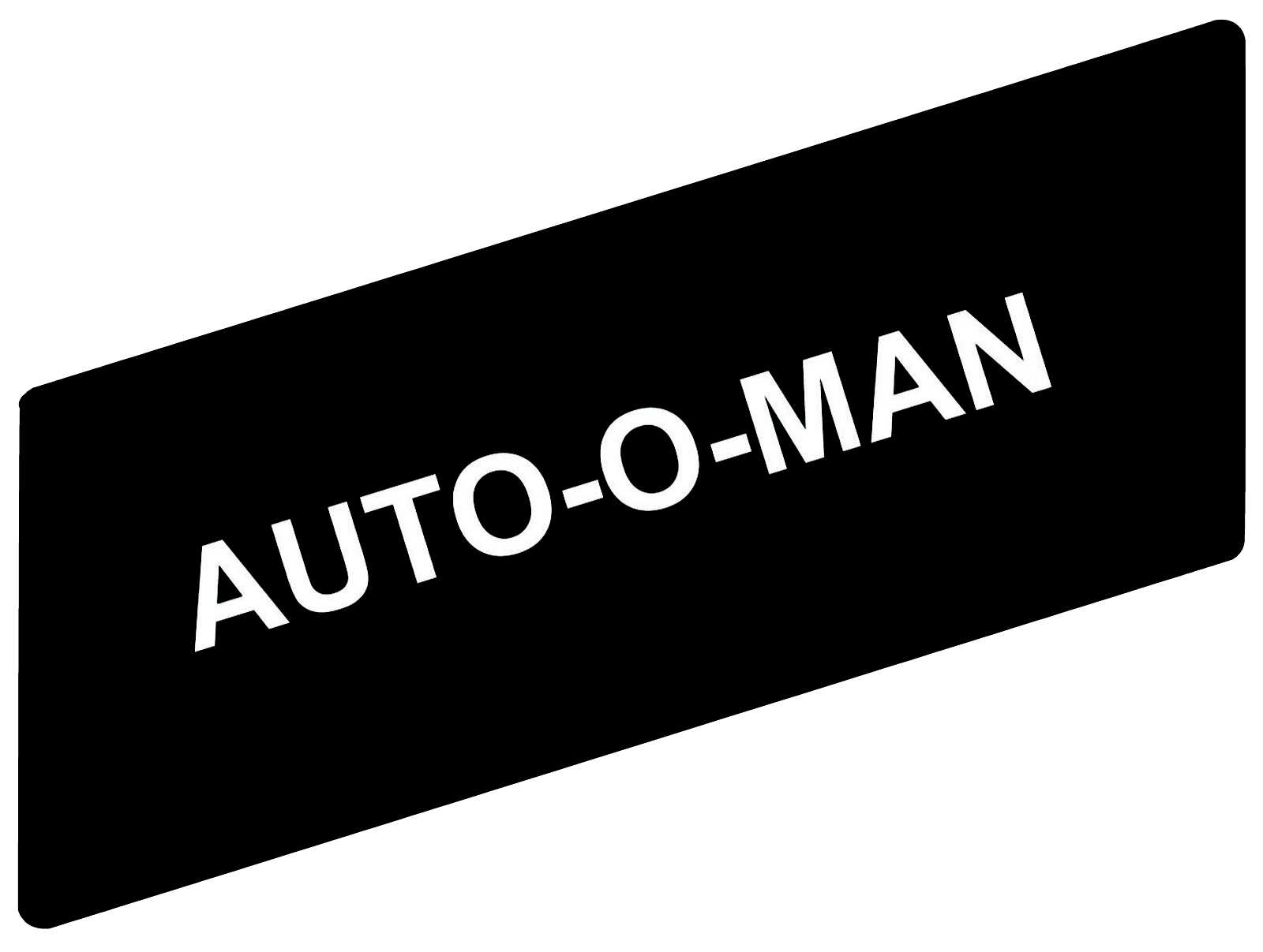 Schneider Electric - ZBY028851 Skilt 8x27,  MAN-0-AUTO