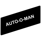 Schneider Electric - ZBY028851 Skilt 8x27, MAN-0-AUTO